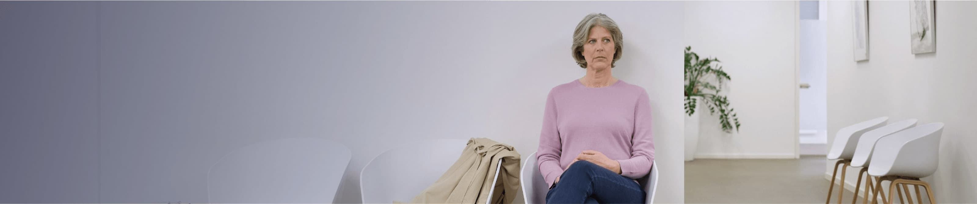 Woman waiting room